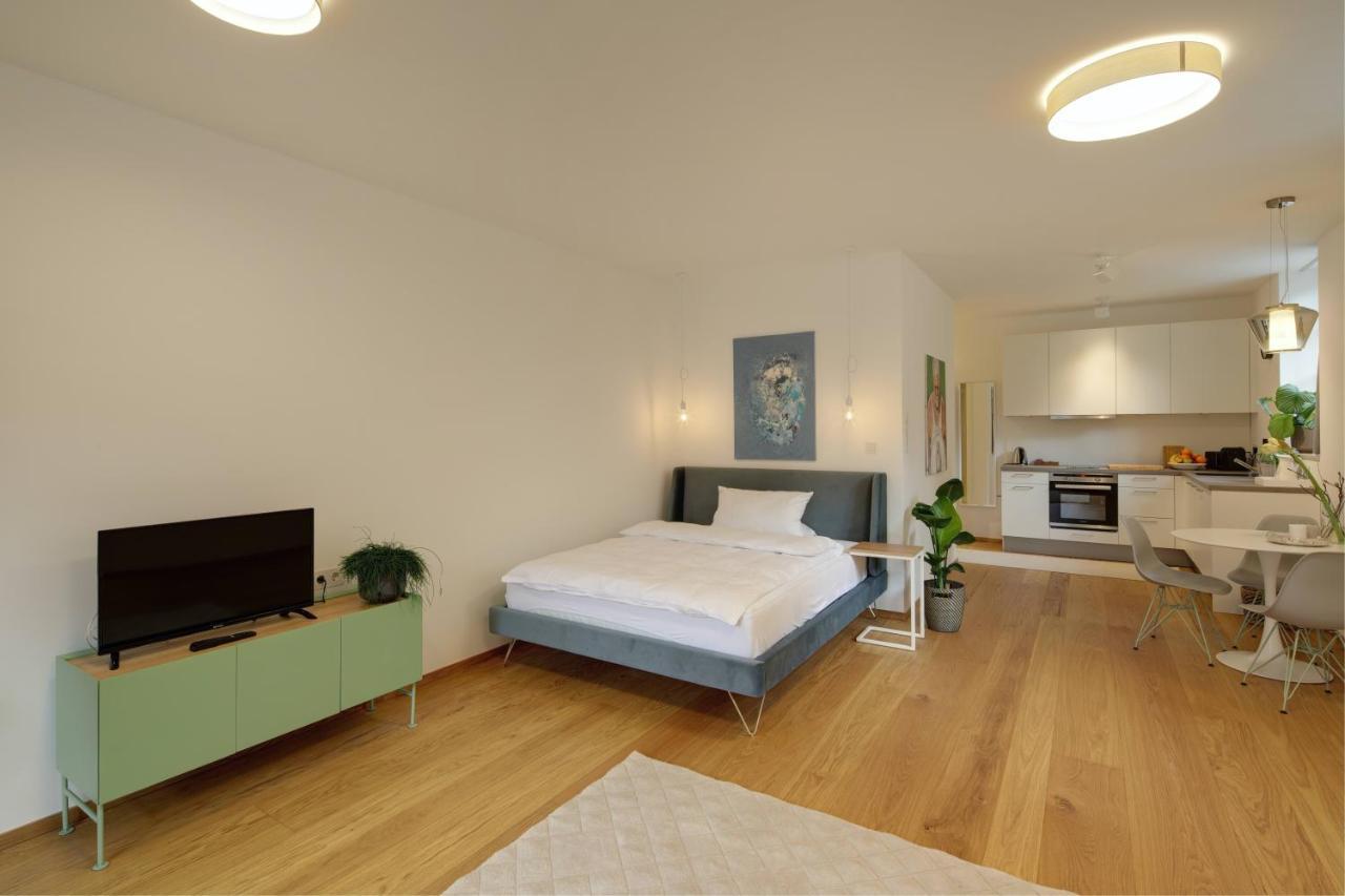 Boutique Apartments Freiburg - Eva Bagian luar foto